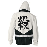 Demon Slayer: Kimetsu no Yaiba  Shinazugawa Sanemi Sudadera con Cremallera para Adultos Unisex