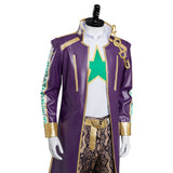 Anime JoJo‘s Bizarre Adventure Stone Ocean Kujo Jotaro Cosplay Disfraz Halloween Carnaval Traje Hombre Per,