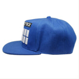 Doctor Misterio Doctor Who Tardis Sombrero Azul Ajustable de Bordado Cosplay Accesorios