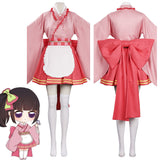 Anime Demon Slayer Tsuyuri Kanawo Kimono Mucama Cosplay Navidad Disfraz Vestido Carnaval Traje