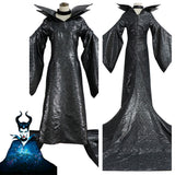 Película Maleficent Cosplay Disfraz Halloween Carnaval Fiesta Adulto Vesido Disfraz Traje