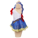 Anime Sailor Moon Tsukino Usagi Cosplay Fiesta Disfraz Traje de Baño Creación Secundaria-DISFRAZDEDIADEBRUJAS.ES®