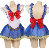 Anime Sailor Moon Tsukino Usagi Cosplay Fiesta Disfraz Traje de Baño Creación Secundaria-DISFRAZDEDIADEBRUJAS.ES®