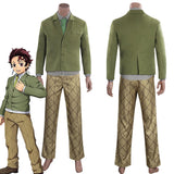 Anime Demon Slayer Kimetsu no Yaiba Hinokami Kepputan -Kamado Tanjirou Cosplay Disfraz Halloween Carnaval Traje