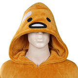 TV Gudetama: An Eggcellent Adventure Gudetama Cosplay Disfraz Pijama Mono Traje Fiesta Halloween Carnaval