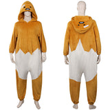 TV Gudetama: An Eggcellent Adventure Gudetama Cosplay Disfraz Pijama Mono Traje Fiesta Halloween Carnaval