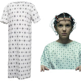 TV Stranger Things 4 Eleven Niños Cosplay Navidad Disfraz Traje Vestido Uniforme