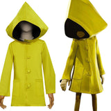 Juego Little Nightmares II Seis Cosplay Disfraz  Abrigo Amarillo Halloween Carnaval Traje