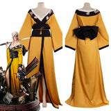 Series de Televisión The Witcher 3: Wild Hunt Ciri Kimono Cosplay Disfraz Halloween Falda Vestido Carnaval Traje mujer Per.