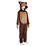 Animal Squirrel Mono Pijamas Niños Cosplay Disfraz Traje Navidad Carnaval Fiesta