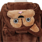 Animal Squirrel Mono Pijamas Niños Cosplay Disfraz Traje Navidad Carnaval Fiesta