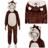 Animal Tasmania Devil Pijamas Niños Mono Cosplay Disfraz Traje Navidad Carnaval Fiesta