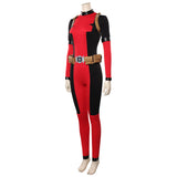 Película Lady Deadpool Wanda Wilson Cosplay Disfraz Traje Navidad Carnaval Fiesta