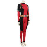 Película Lady Deadpool Wanda Wilson Cosplay Disfraz Traje Navidad Carnaval Fiesta