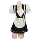 Anime Demon Slayer Kanroji Mitsuri Mucama Cosplay Disfraz Traje Vestido Falda