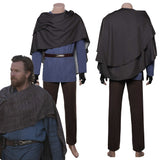 TV Star Wars Obi-Wan Kenobi Cosplay Disfraz Traje Navidad Carnaval Fiesta