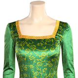 Película Shrek Fiona Princesa Cosplay Disfraz Traje Vestido Falda Navidad Conjunto Carnaval