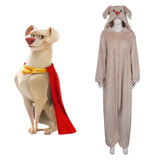 Película DC League of Super-Pets Krypto Cosplay Pijama Disfraz Traje Fiesta