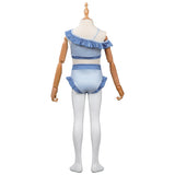 Película Frozen Elsa Niños Cosplay Fiesta Disfraz Traje de Baño Creación Secundaria-DISFRAZDEDIADEBRUJAS.ES®