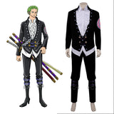 Anime One Piece RED Roronoa Zoro Cosplay Disfraz Traje Fiesta Conjunto Carnaval