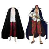 Anime One Piece RED Shanks Cosplay Disfraz Traje Fiesta Conjunto Carnaval