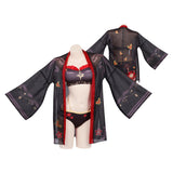 Juego Genshin Impact Hutao Cosplay Fiesta Disfraz Traje de Baño Bikini