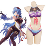 Juego Genshin Impact Ganyu Cosplay Fiesta Disfraz Traje de Baño Bikini