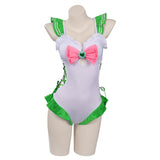 Anime Sailor Moon Kino Makoto Cosplay Fiesta Disfraz Traje de Baño Bikini