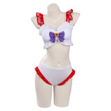 Anime Sailor Moon Huo Yeli Cosplay Fiesta Disfraz Traje de Baño Creación Secundaria-DISFRAZDEDIADEBRUJAS.ES®