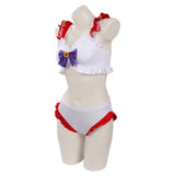 Anime Sailor Moon Huo Yeli Cosplay Fiesta Disfraz Traje de Baño Creación Secundaria-DISFRAZDEDIADEBRUJAS.ES®