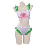 Anime Sailor Moon Kino Makoto Cosplay Fiesta Disfraz Traje de Baño Bikini Creación Secundaria-DISFRAZDEDIADEBRUJAS.ES®