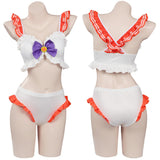 Anime Sailor Moon Aino Minako Cosplay Fiesta Disfraz Traje de Baño Creación Secundaria-DISFRAZDEDIADEBRUJAS.ES®