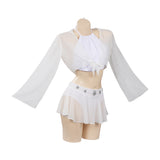 Película Star Wars: Princess Leia Cosplay Fiesta Disfraz Traje de Baño Bikini Creación Secundaria-DISFRAZDEDIADEBRUJAS.ES®