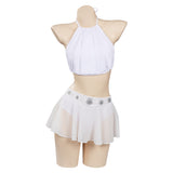 Película Star Wars: Princess Leia Cosplay Fiesta Disfraz Traje de Baño Bikini Creación Secundaria-DISFRAZDEDIADEBRUJAS.ES®