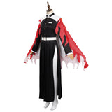 Anime Demon Slayer Rengoku Mujer Kyoujurou Cosplay Disfraz Kimono Fiesta Navidad Carnaval