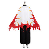 Anime Demon Slayer Rengoku Mujer Kyoujurou Cosplay Disfraz Kimono Fiesta Navidad Carnaval