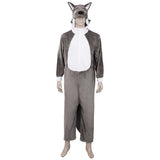 Película The Bad Guys Lobo Pijama Cosplay Disfraz Traje Fiesta Creación Secundaria-DISFRAZDEDIADEBRUJAS.ES®