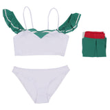 Anime Inuyasha Higurashi Kagome Cosplay Fiesta Disfraz Traje de Baño Creación Secundaria-DISFRAZDEDIADEBRUJAS.ES®