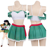 Anime Inuyasha Higurashi Kagome Cosplay Fiesta Disfraz Traje de Baño Creación Secundaria-DISFRAZDEDIADEBRUJAS.ES®