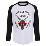 TV Stranger Things 4 Hellfire Club Eddie Munson Camiseta Cosplay Fiesta Casual