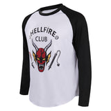 TV Stranger Things 4 Hellfire Club Eddie Munson Camiseta Cosplay Fiesta Casual