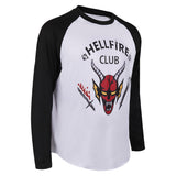 TV Stranger Things 4 Hellfire Club Eddie Munson Camiseta Cosplay Fiesta Casual