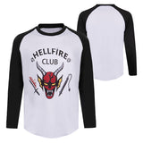 TV Stranger Things 4 Hellfire Club Eddie Munson Camiseta Cosplay Fiesta Casual