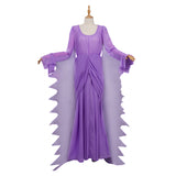 TV The Munsters Lily Munster Cosplay Disfraz Traje Vestido Falda Halloween Carnaval