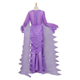 TV The Munsters Lily Munster Cosplay Disfraz Traje Vestido Falda Halloween Carnaval