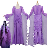 TV The Munsters Lily Munster Cosplay Disfraz Traje Vestido Falda Halloween Carnaval