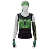 Juego VALORANT Skye Top Chaleco Cosplay Disfraz Traje Venda Fiesta Halloween Carnaval