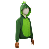 Niños Pequeño Dinosaurio Sudadera Mascarada Cosplay Disfraz Fiesta Halloween Carnaval