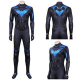 Juego Gotham Knights Nightwing Cosplay Disfraz Mono Traje Fiesta Halloween Carnaval