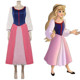 Película The Black Cauldron Eilonwy Cosplay Disfraz Traje Vestido Falda Halloween Carnaval